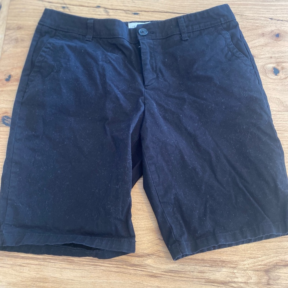 Liz‎ Claiborne Black Shorts Bermuda Classic Women’s 12 Preloved